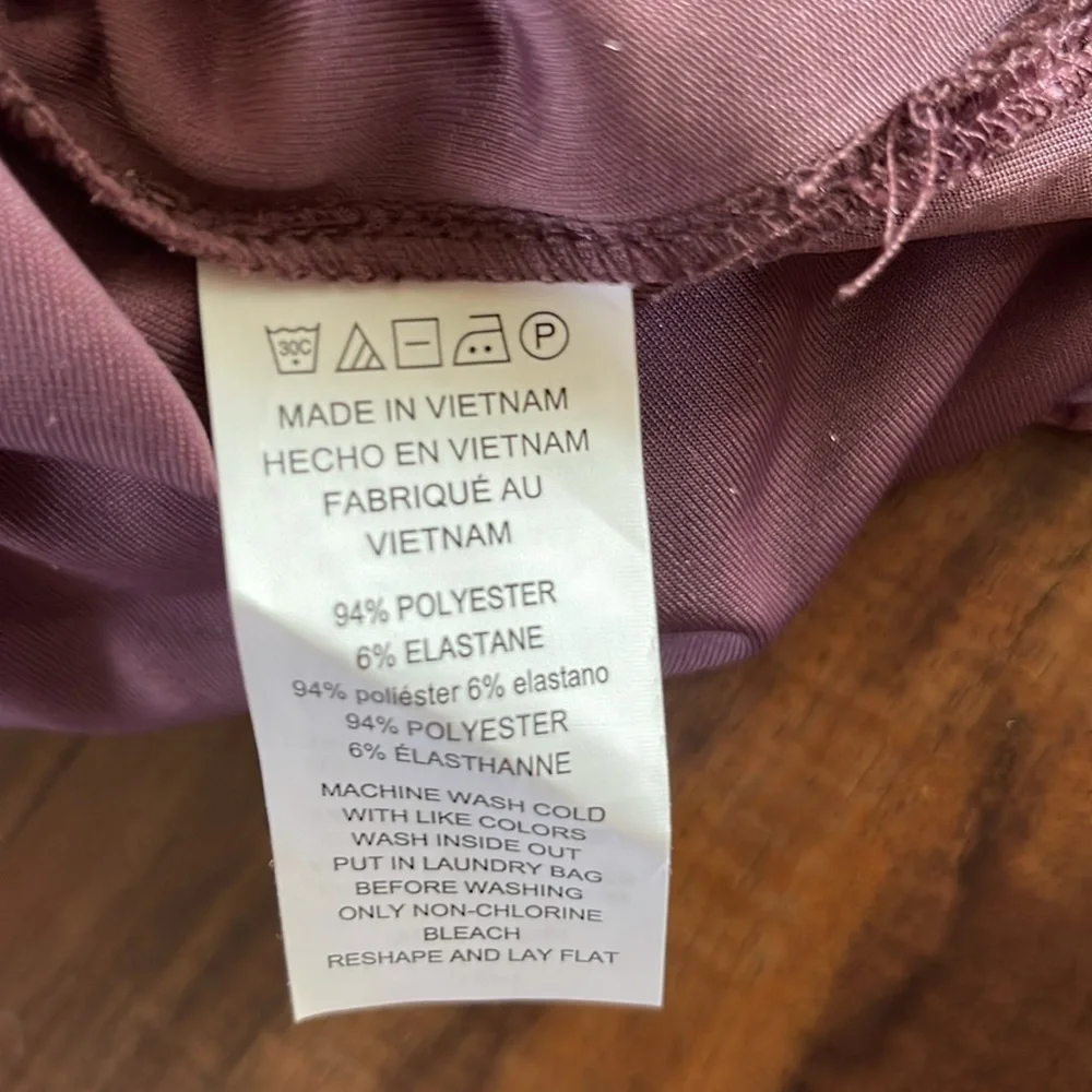 New Michael Kors Purple Crushed Velvet Sleeveless High Neck Midi Dress